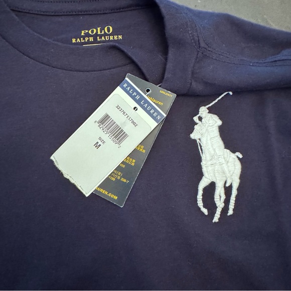NWT Ralph Lauren Polo LS Big Pony Tee Size Medium (10-12) - Picture 3 of 6